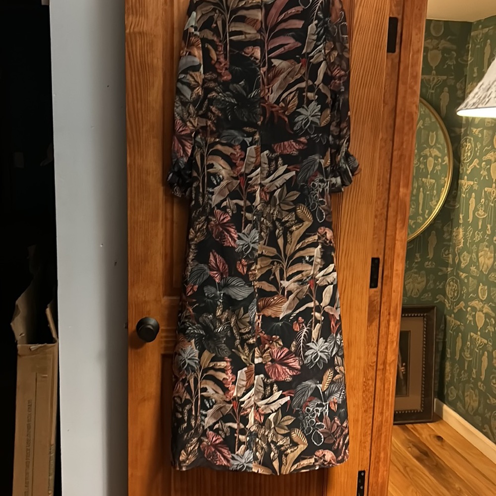 COPY - Vilagallo long dress silk with silk lining - Picture 5 of 7